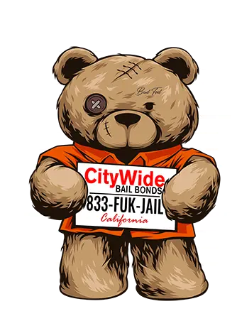 CityWide Bail Bonds mascot bear illustration